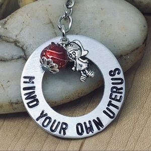 Woman’s rights keychain